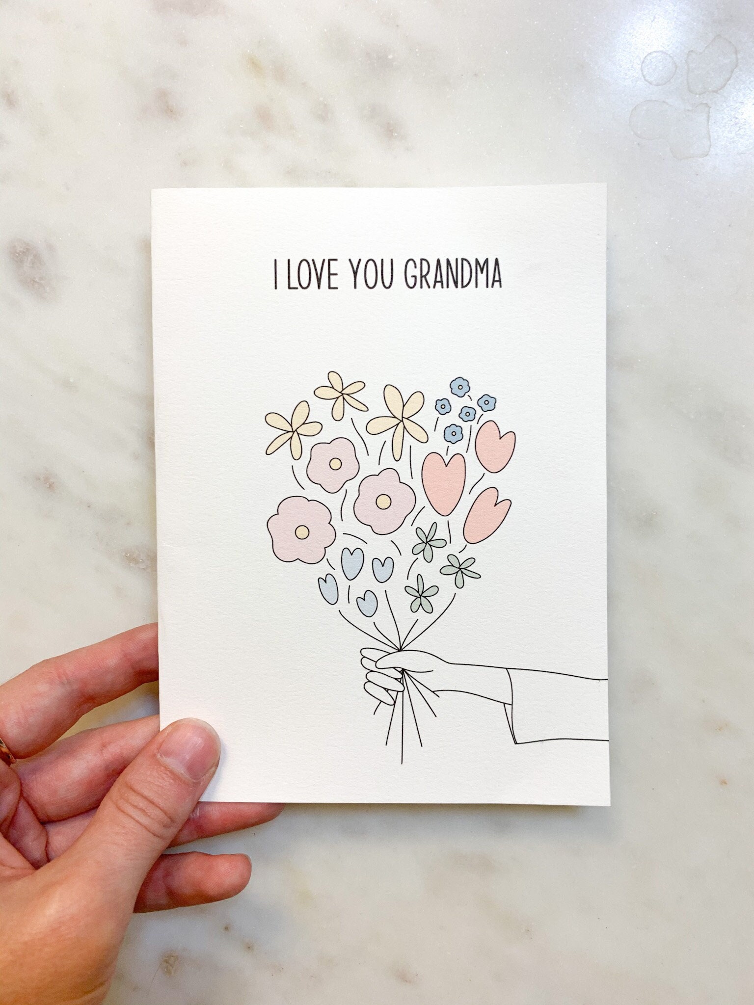 Grandma Birthday Card I Love You Grandma Cards for Grandma image