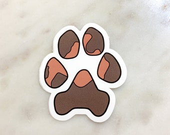 Paw Print Stickers | Dog Paw Stickers | Cat Paw Stickers | Animal Stickers | Paw Print Decals | Mutt Love | Mutt Stickers