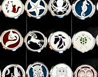Stainless Steel Car Vent Clip Essential Oil Diffuser with Felt Pad Insert/ Animals & Insects