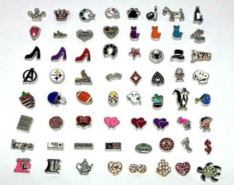 Generic Floating Charm Lot Christmas & Origami Owl Stone 31 Charms NEW CS Generic Floating Charm Lot Christmas & Origami Owl Stone 31 Charms NEW CS
