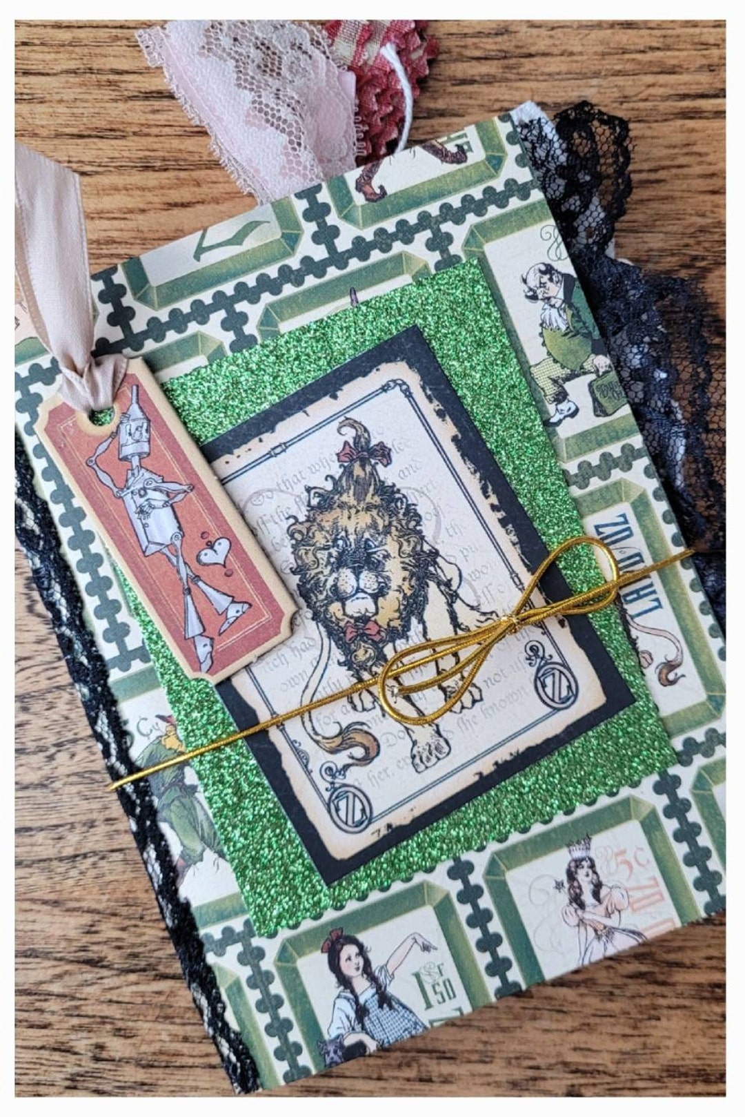 Handmade Wizard of Oz Vintage Scrapbook, Mindfulness and Fall Journal ...