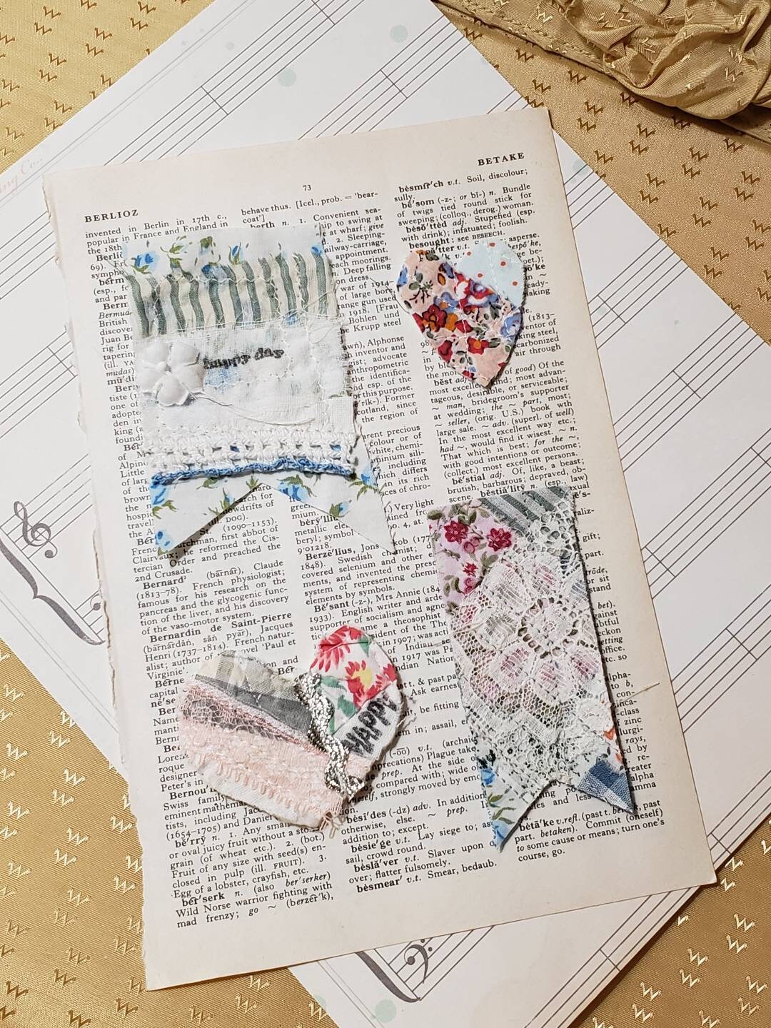 Junk Journal Embellishments Scrapbook Embellishments Etsy