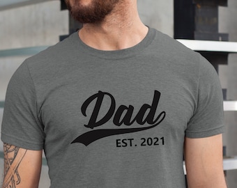 Camisa del Día del Padre por Primera Vez, Camisa de Papá, Regalo para Papá, Camisa Dada, Camisa de Papá, Regalo de Papá por Primera Vez, promovido a papá