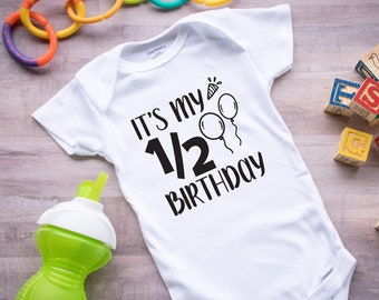 half birthday onesie target