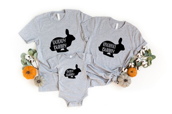 Dad Easter Bunny Silhouette Matching Family T-Shirt Dad Easter Bunny Silhouette Matching Family T-Shirt