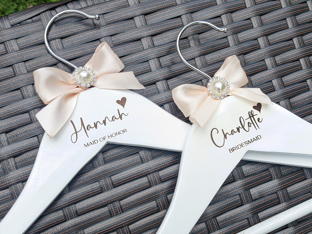 Personalized Bridesmaid Hangers Personalized Bride Hanger Wedding Hangers Bridal Hanger