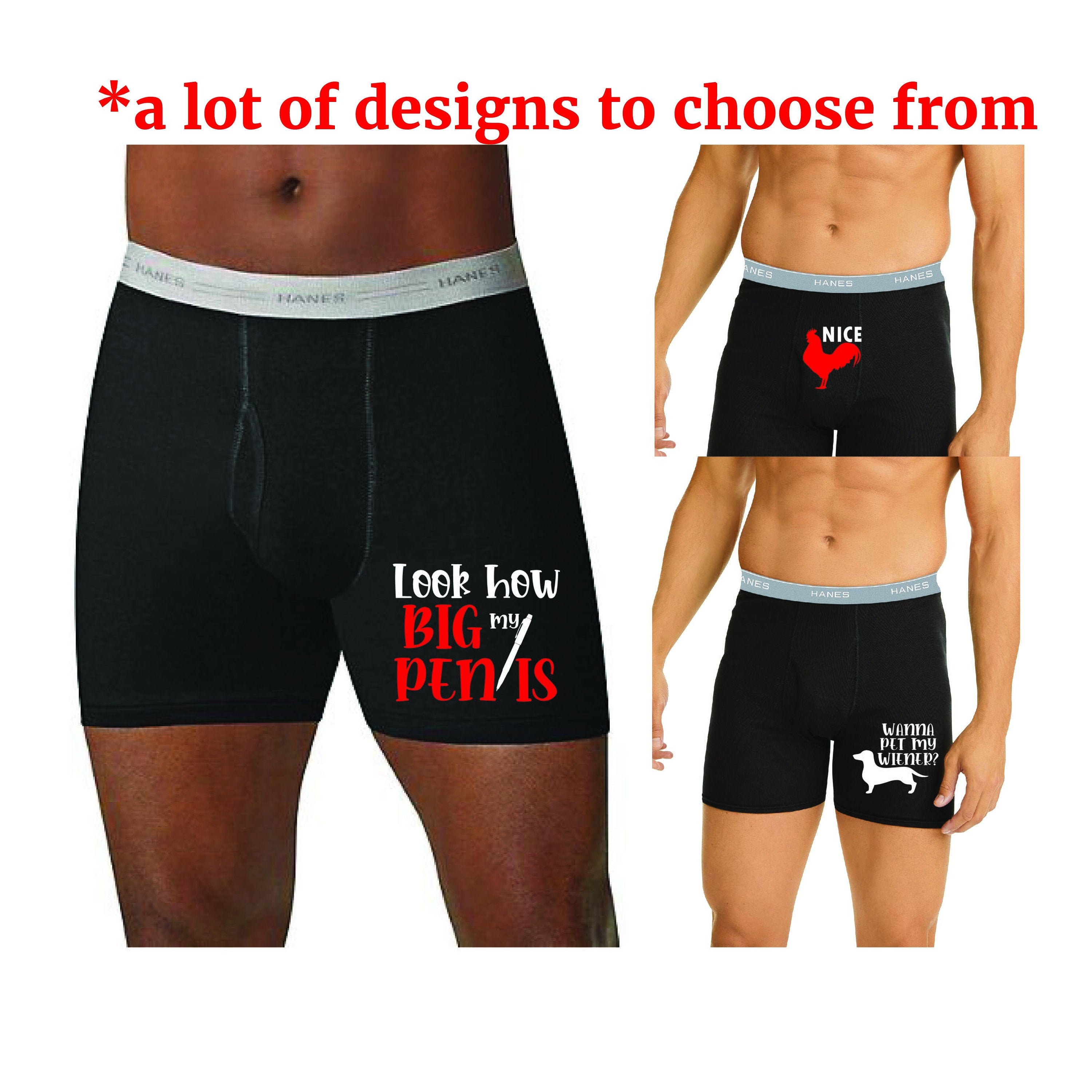 Valentines Day Gift for Him, Valentines Day Boxers, Naughty Boxers,  Hilarious Gift for Boyfriend,man,husband or Fiance, Funny Naughty Boxers -   Canada