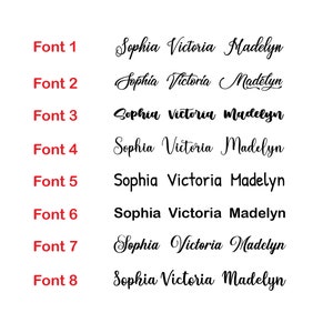 Glitter Name Iron on | Custom Heat Transfer Vinyl | |Personalized Iron On Decal |Apparel Decal | Name Decal | Personalized Apparel Sticker image 7
