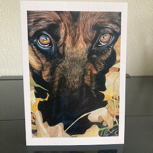 Grußkarte Deutscher Schäferhund