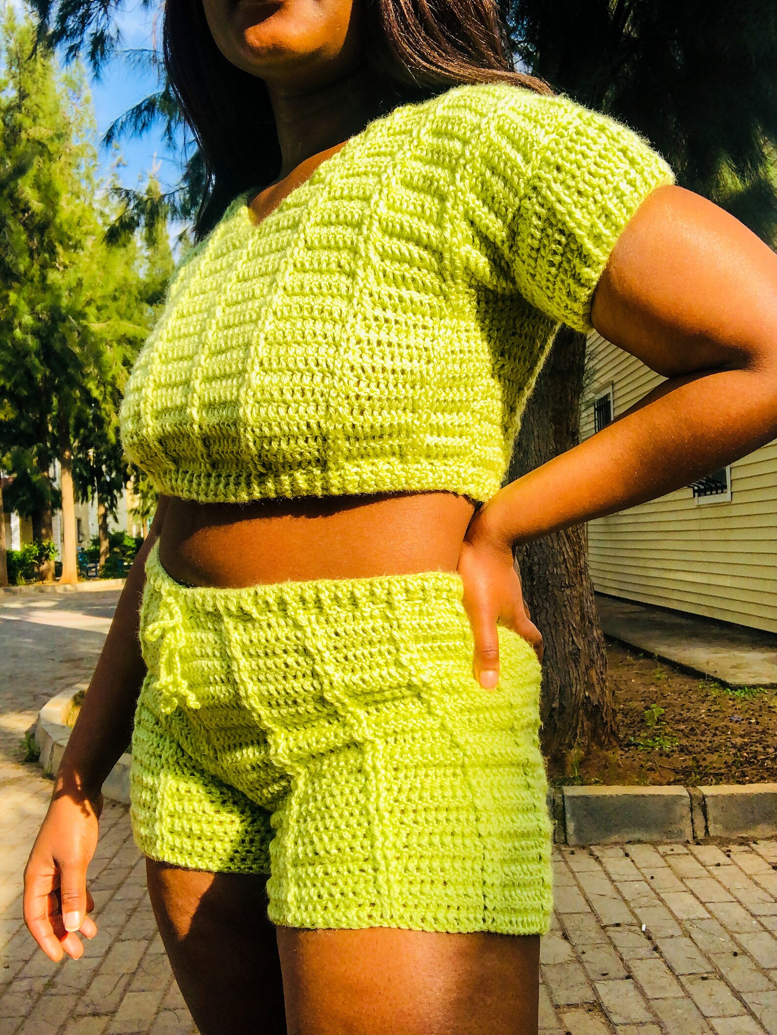 Crochet Ribbed Co-ord Set Pattern - Etsy