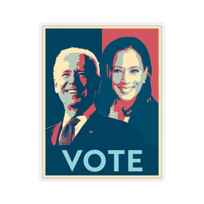 Biden Harris 2020 Poster Sticker Kamala Joe Vote | Etsy