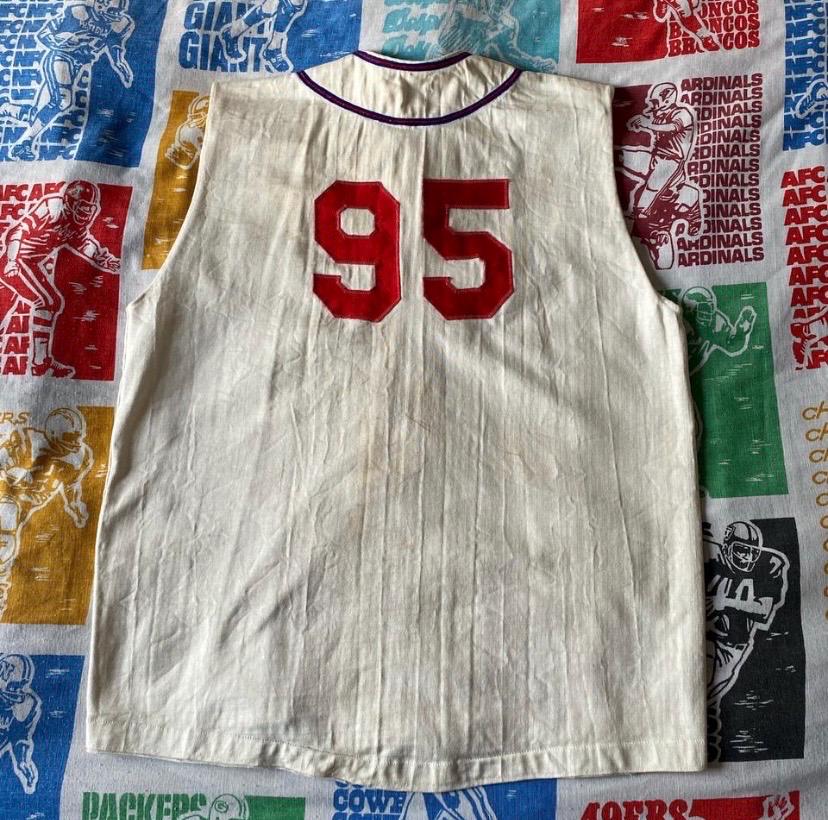 Vintage 50s Baseball Jersey - Etsy