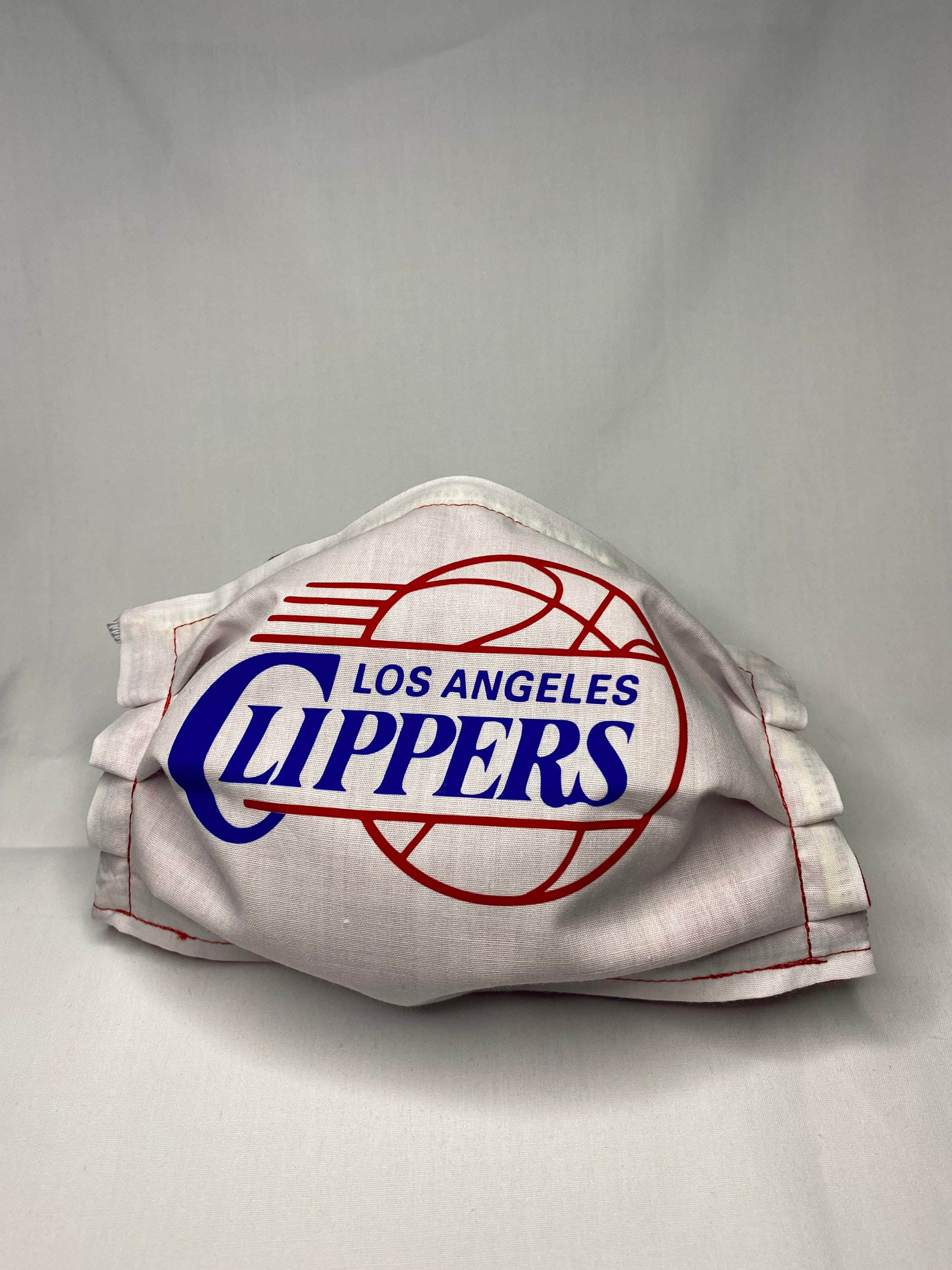 La Clippers Face Mask Los Angeles Clippers Nba Face Mask Etsy - bighead face mask roblox