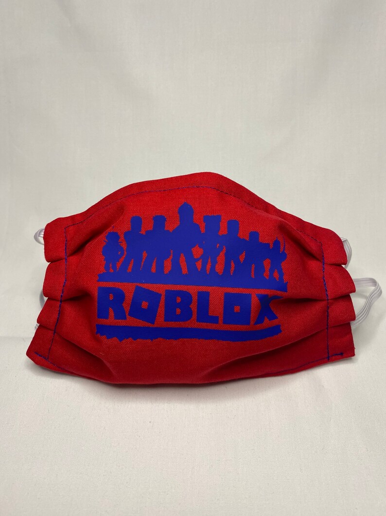 Roblox Mask Roblox Kids Face Mask Adults Face Mask Custom Etsy - mask off roblox code all about of mask