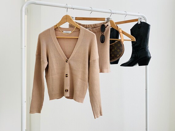 cardigan and shorts set