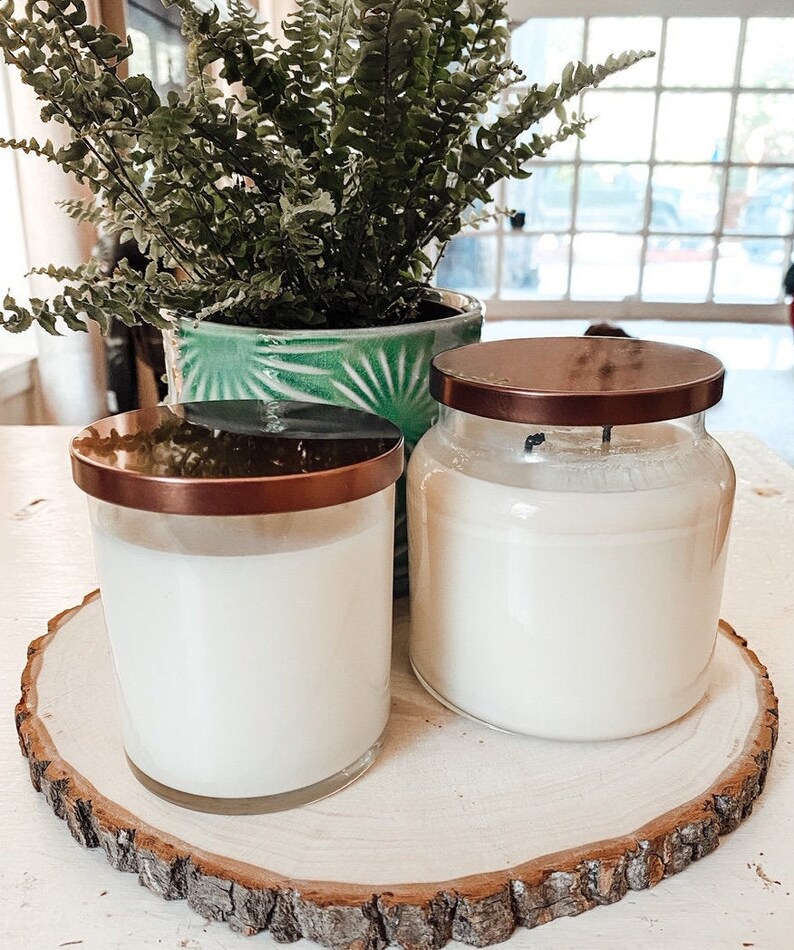 Custom candle Blank label candle Personalized candleCreate Etsy