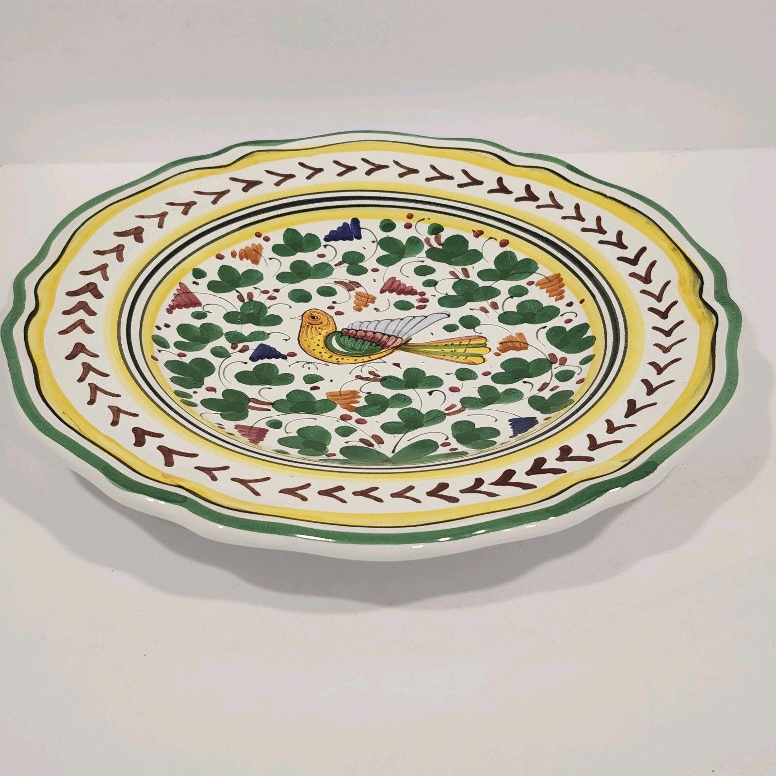 3枚セット　大皿　絵画 sberna deruta italy アンティーク雑貨 中古 イタリアSBERNA DERUTA(サブリナデルタ