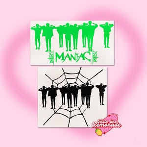 K-Pop Stray Kids Oddinary MANIAC Web Silhouette Aufkleber