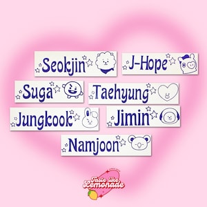 K-pop BTS ARMY Bomb Sticker Decal + BT21 Decal