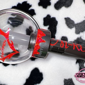 K-pop ENHYPEN Bite Me Dark Blood Member Lightstick Sticker Decal Set