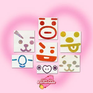 K-pop BTS BT21 Face Sticker Decal