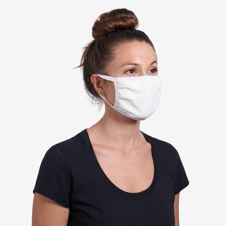 Face Mask / 3 Layer/ Nose Wire / Washable and Re Usable Etsy