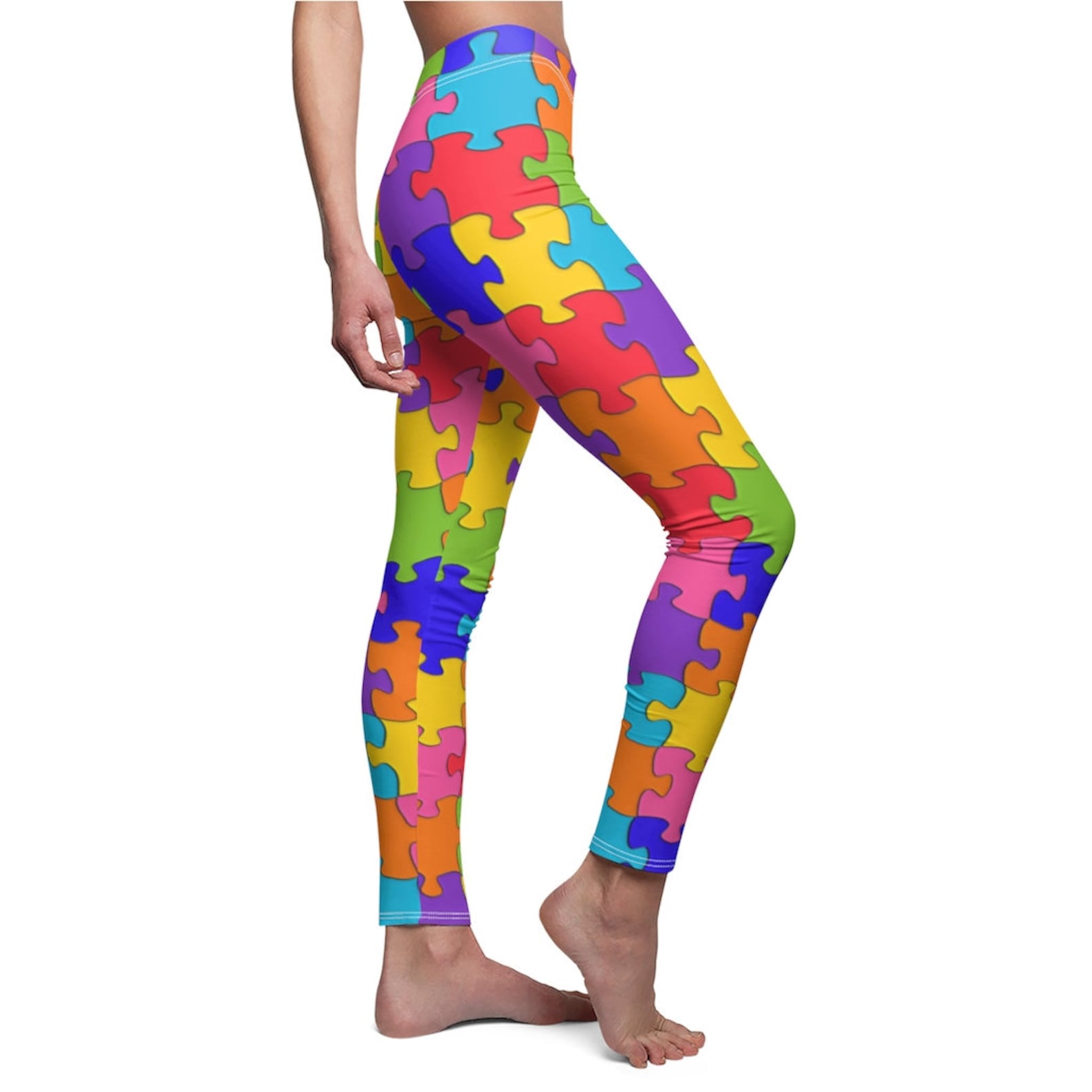 Fun Leggings Women Leggings Casual Leggings Autism Leggings Etsy
