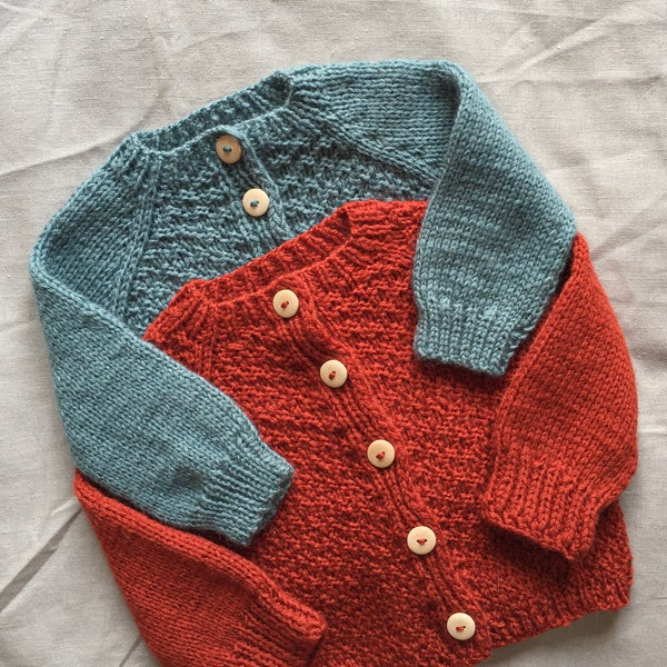 Knit Baby Sweater Etsy