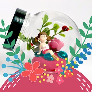 Fairy House Craft Kit | Party Favor Activity | DIY Fairy House Kit for Kids | Mini Fairy Jar Set for Boys Girls | Set of 1 or 5