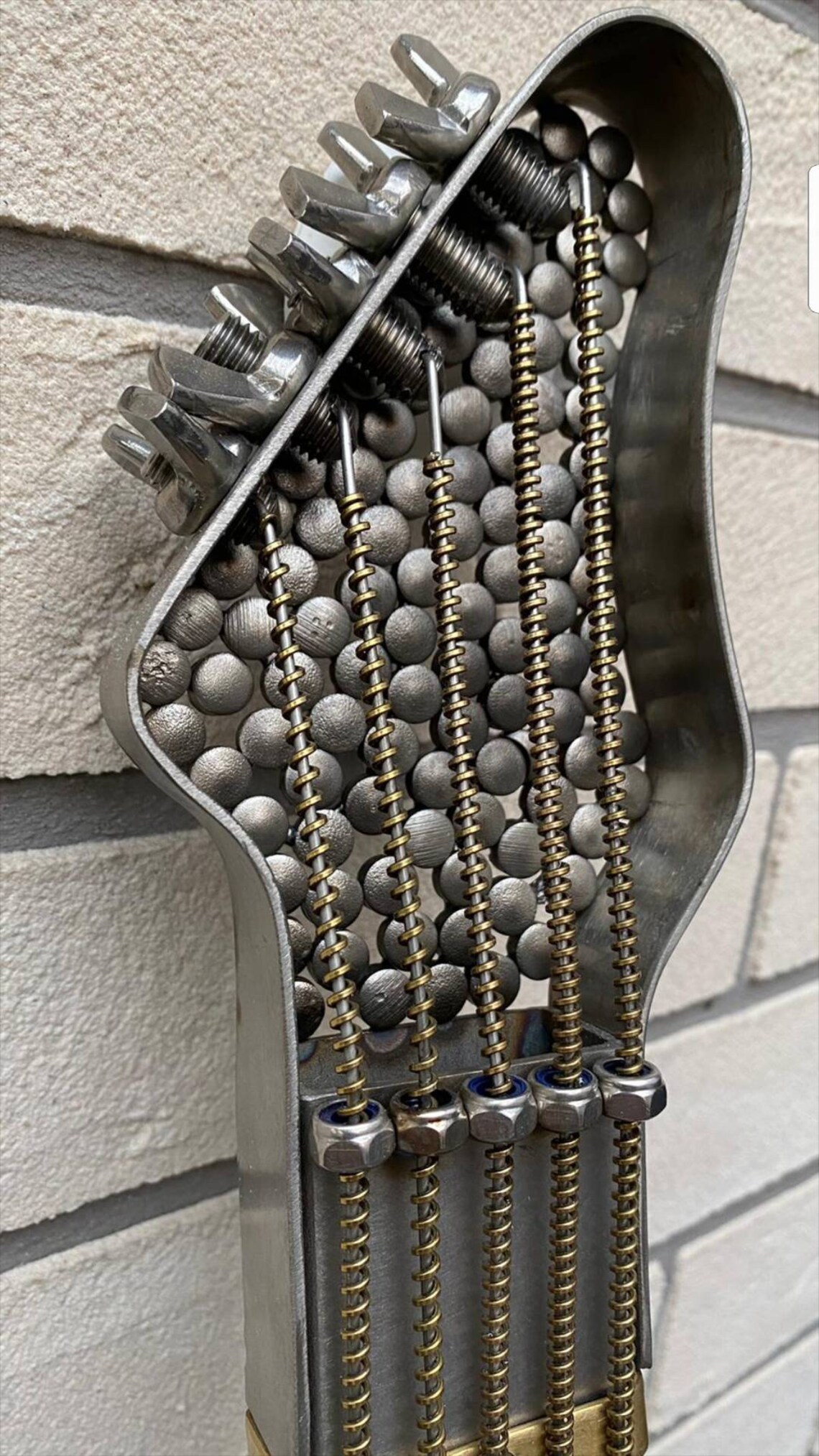 Guitar Metal Art Wall Decoration Home Decoration Etsy