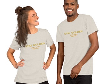 Betty White "Stay Golden" Memorial Shirt - Short-Sleeve Unisex T-Shirt