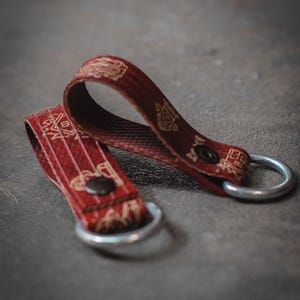 Upcycled firehose Keychain firelife
