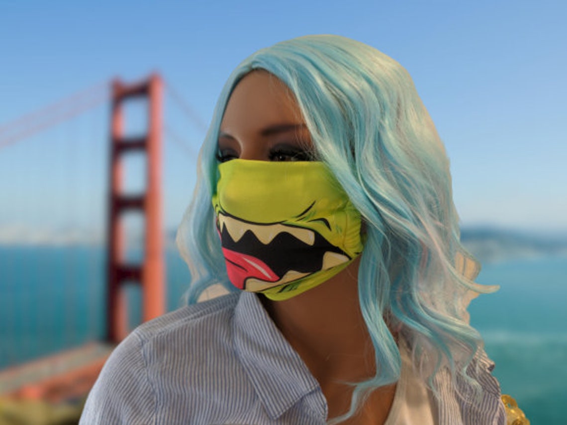 Cyclops Mouth Face Mask Unique & Custom Ultrasoft Facemask Etsy