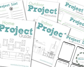 Home Projects Bundle Instant Download | Organize | Projects | Quotes | Budget | Printable| DIY