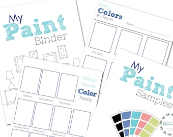 Paint Color Organization Instant Download | Organize | Paint | Printable|