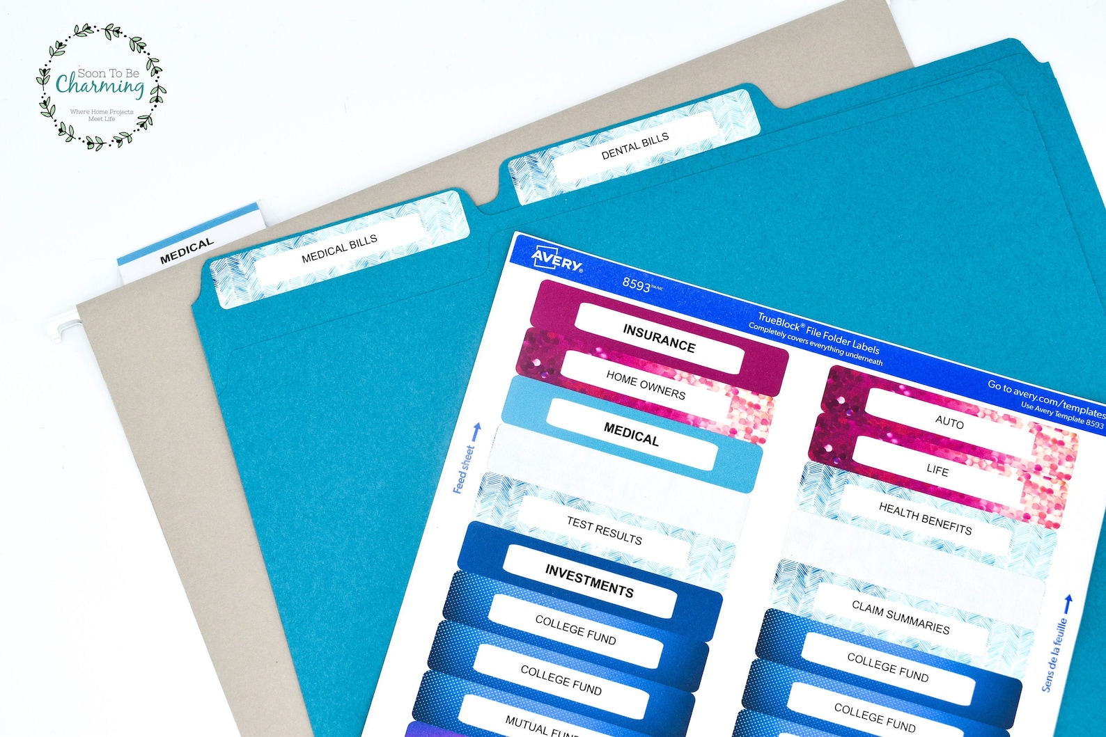 Filing Labels Printable Filing Categories Decorative