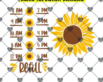Download Water Bottle Tracker Svg Etsy