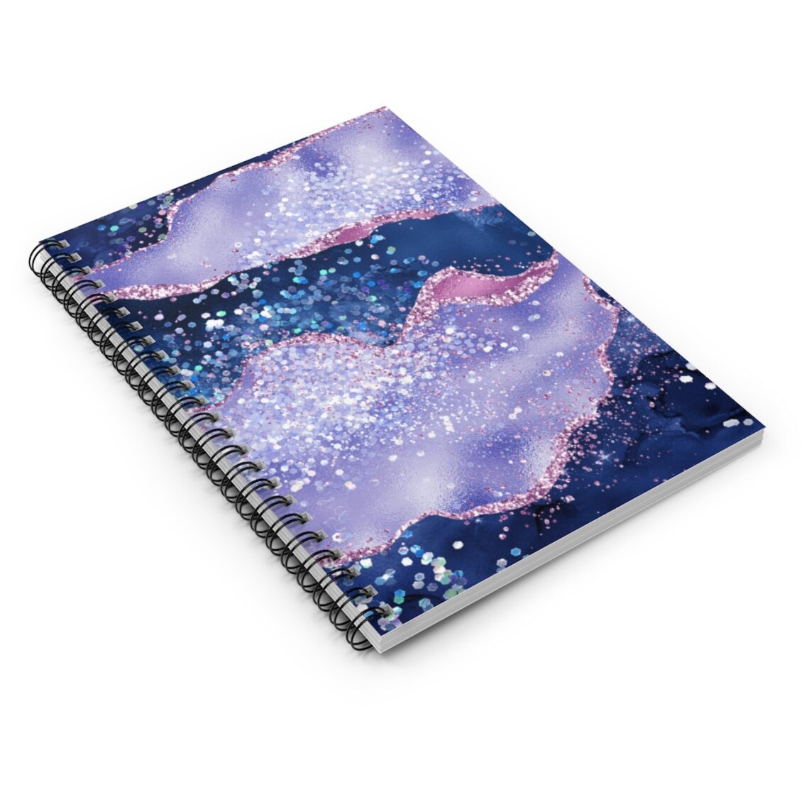 MARBLE SPIRAL NOTEBOOK Marble Notebook Agate Notebook | Etsy