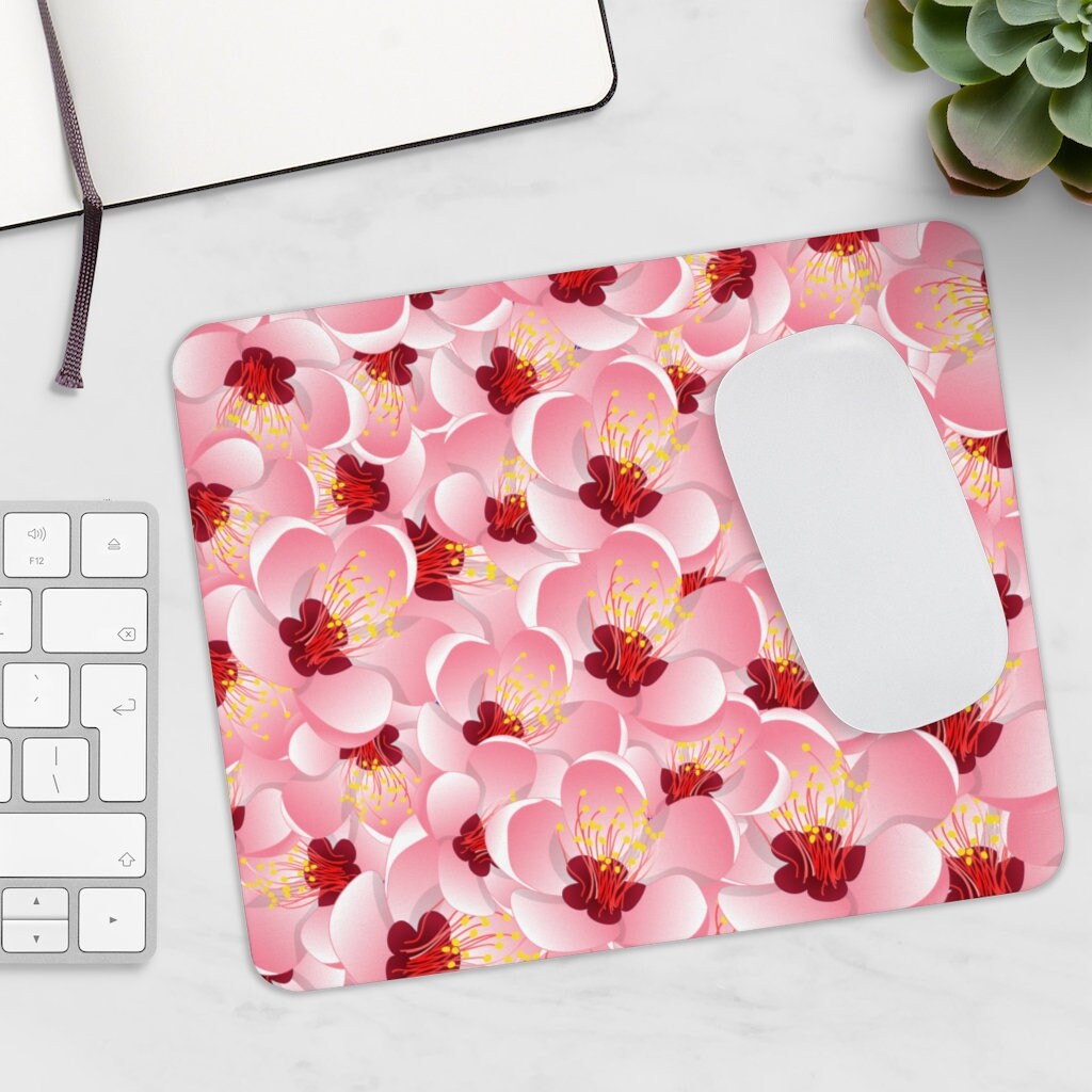 FLOWER MOUSE PAD Colorful Mousepad Cute Mouse Pad Gaming Etsy