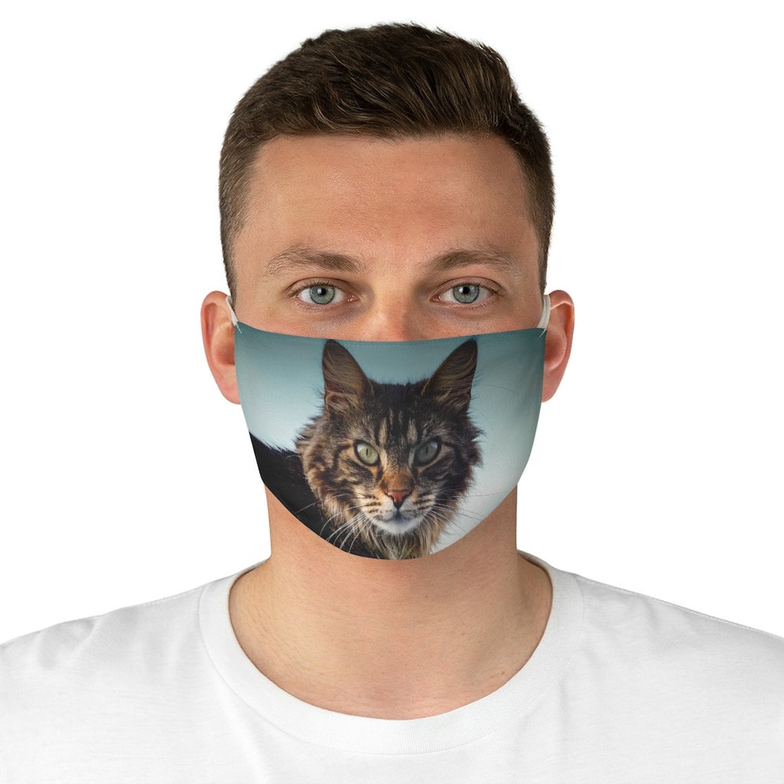 MAINE COON MASK Washable Face Mask Reusable Face Mask Half Etsy