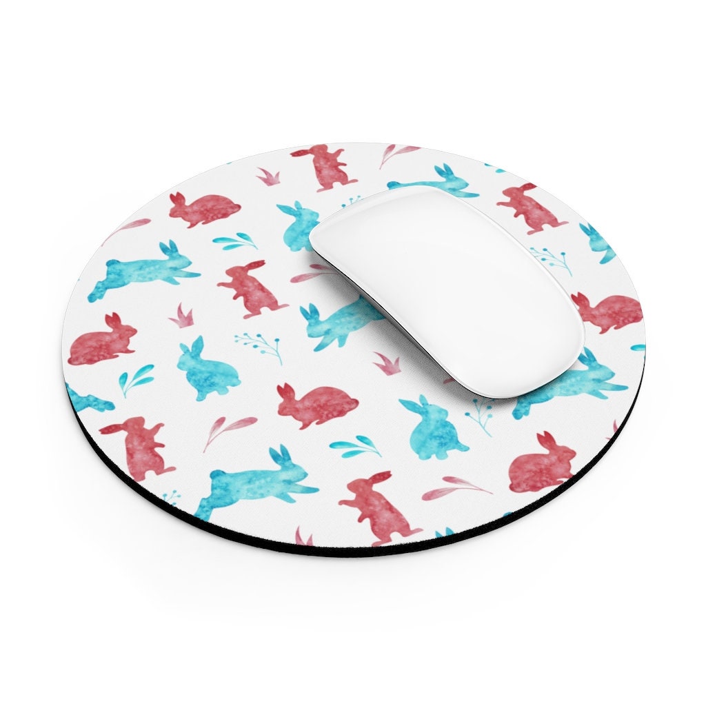 BUNNY MOUSE PAD Rabbit Mousepad Cute Mouse Pad Gaming Mouse Etsy