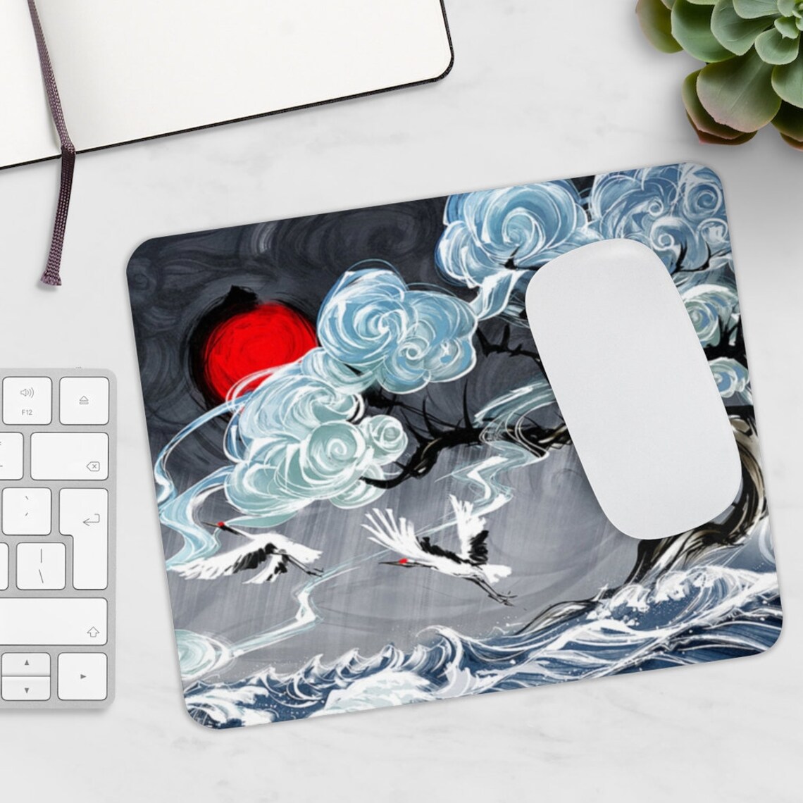 JAPANESE MOUSE PAD Colorful Mousepad Cute Mouse Pad Gaming Etsy