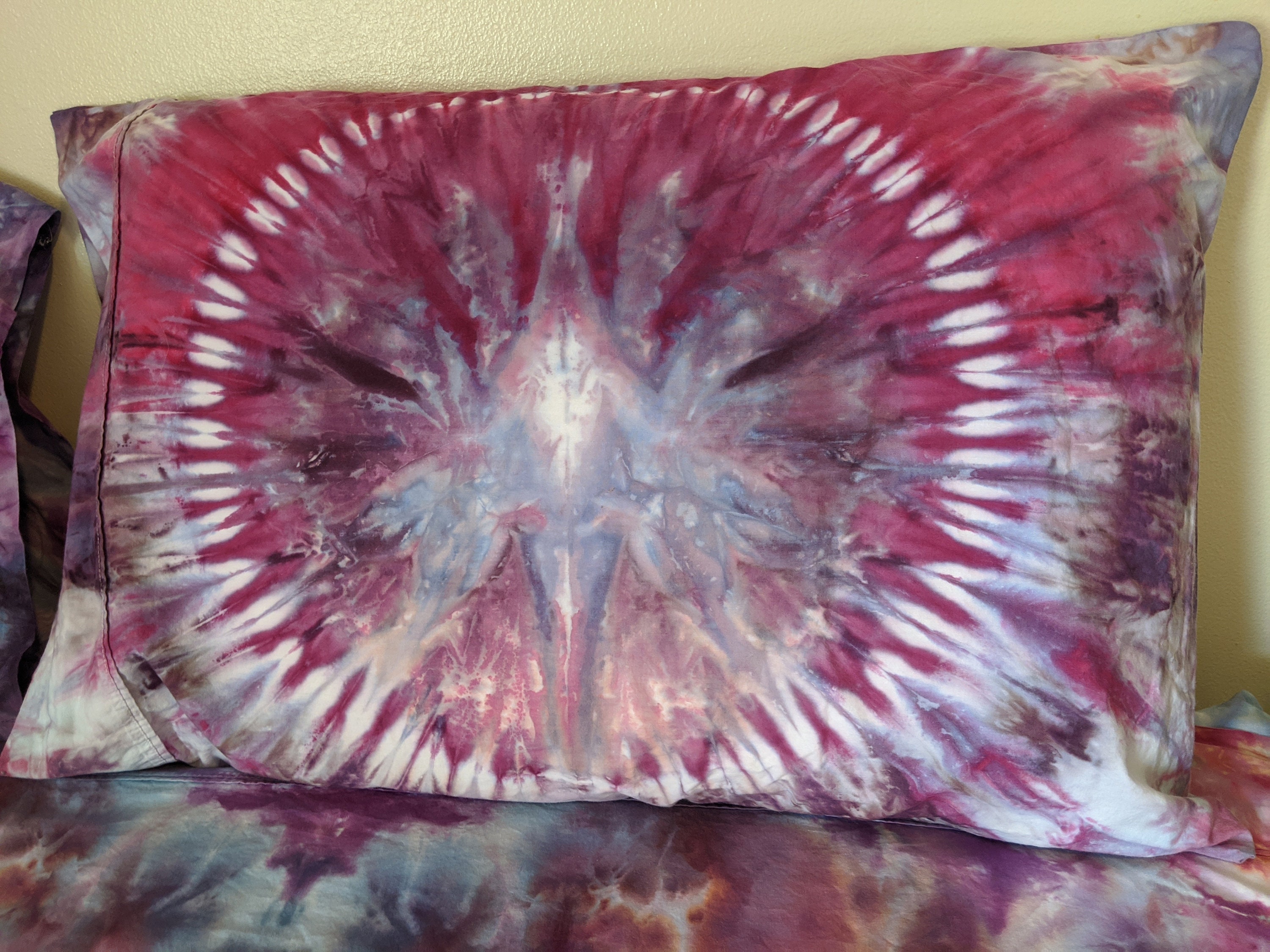 Tie Dye Queen Sheet Set Etsy