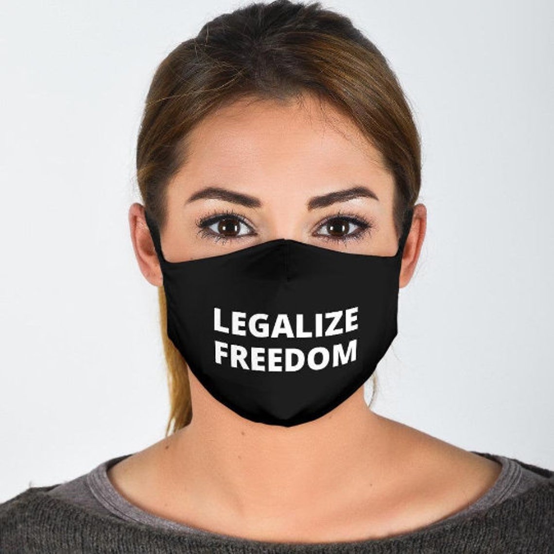 Legalize Freedom Mask political face mask statement face Etsy