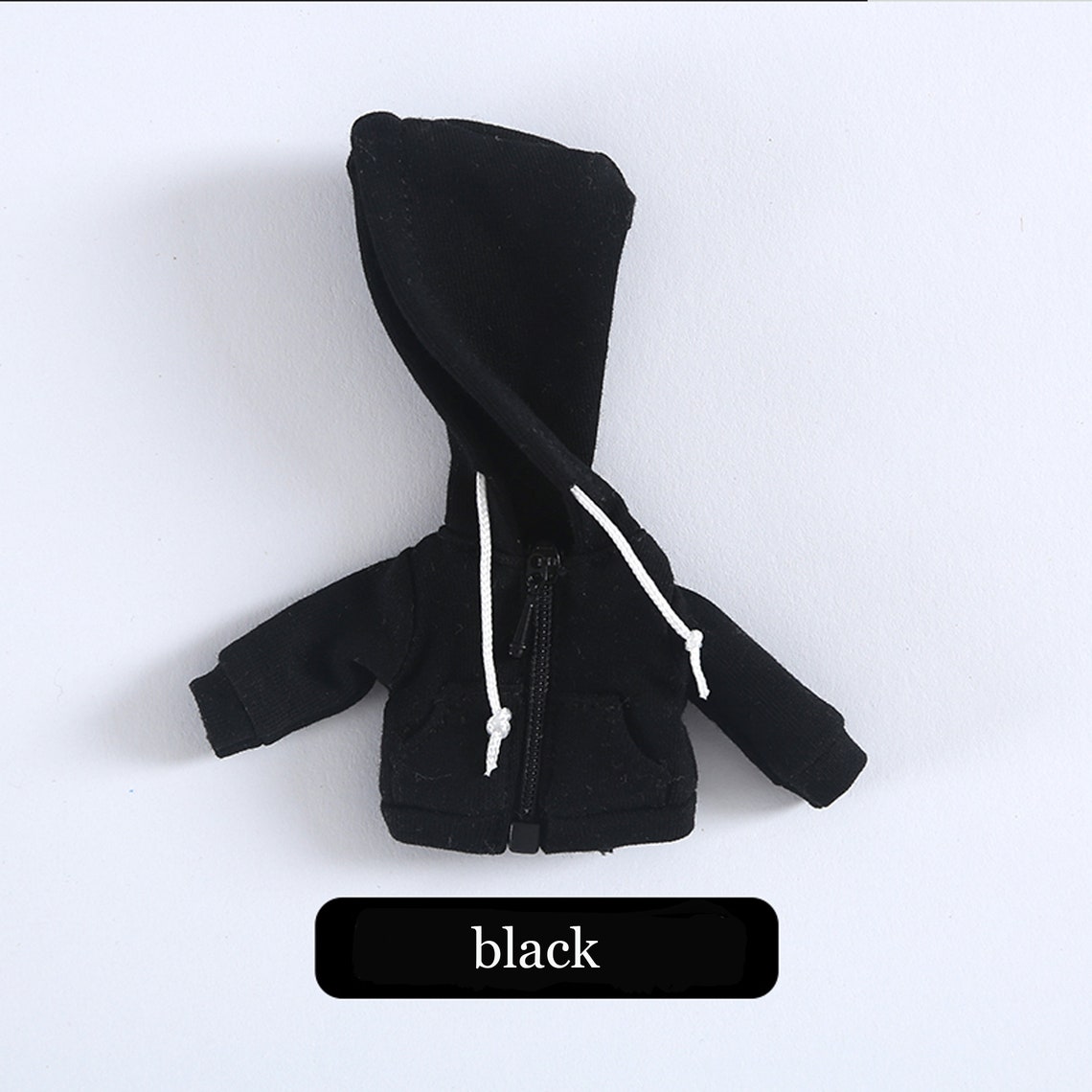 Doll Jacket Color Loose Version Jacket Doll Zipper Hooded Etsy