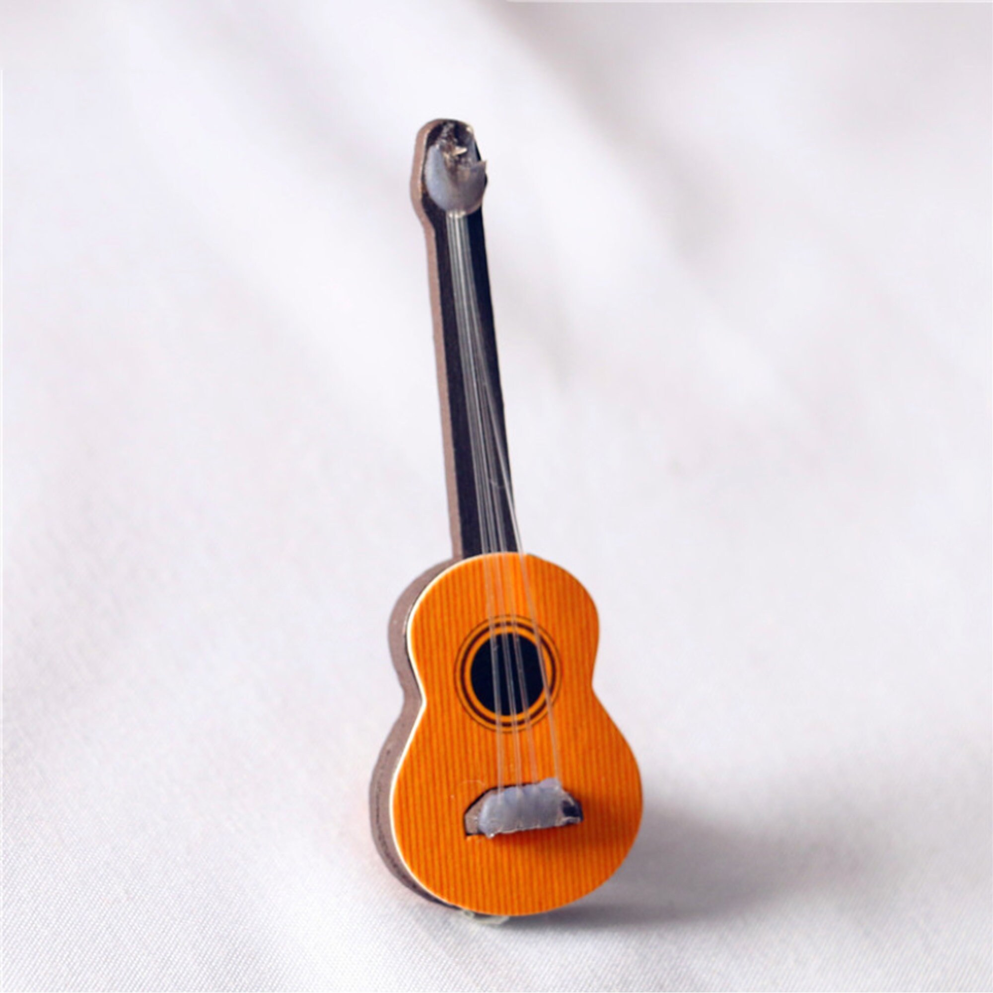 Wooden Miniature Guitar Doll Electric Guitar Classical Etsy