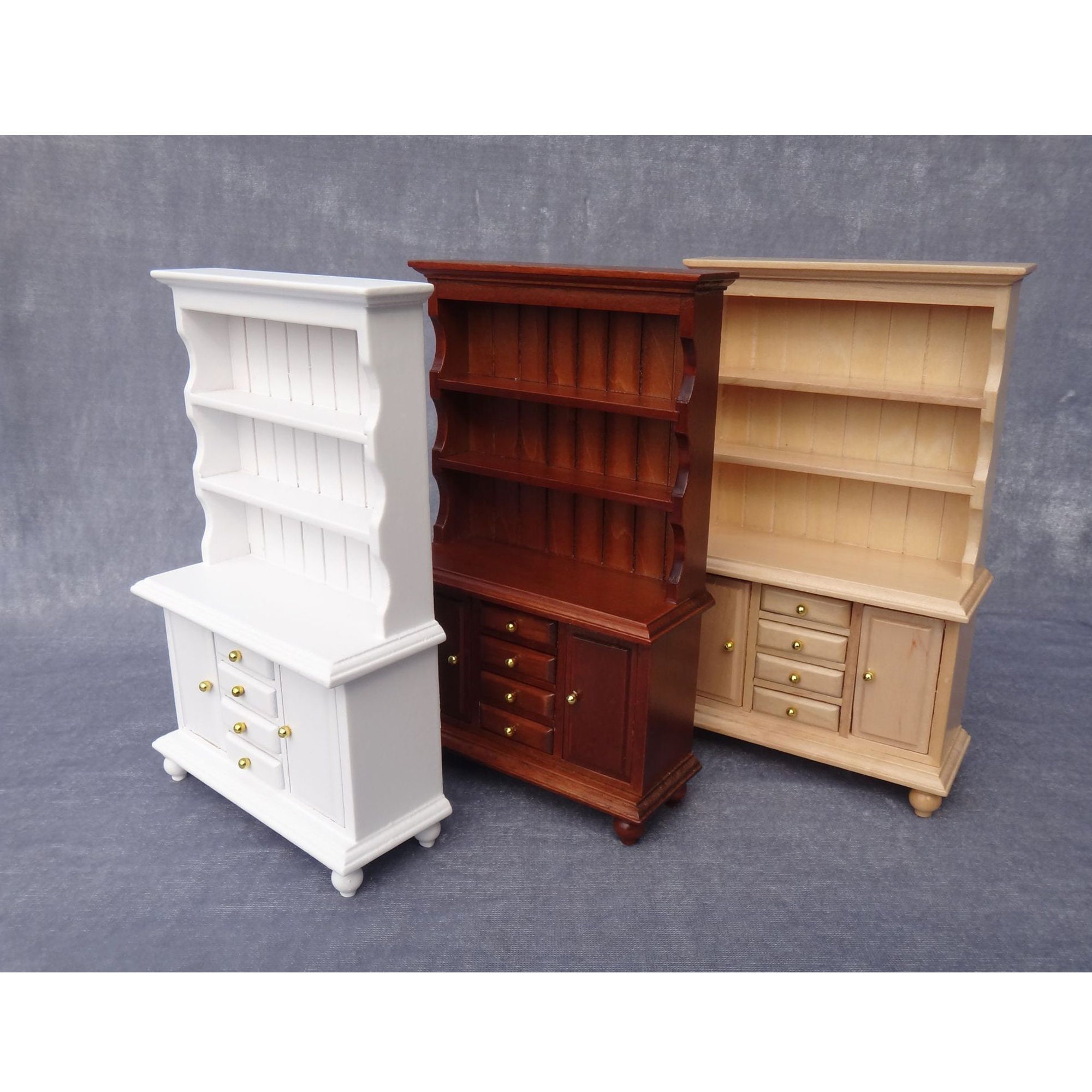 Weiße Holzfarbe Nussbaumfarbe zweitüriger | Etsy