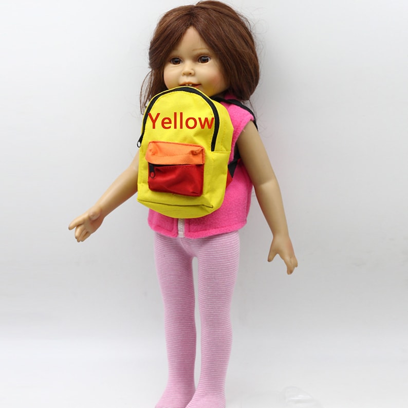 18 Inch Doll Backpack Zipper Opening School BagAmerican Girl Etsy