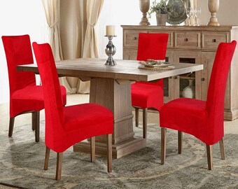 Red Chair Cover Etsy