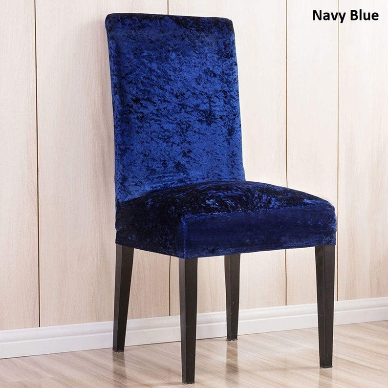 SALE Glam Velvet Chair Slipcovers Dining Chair Cover Etsy Australia